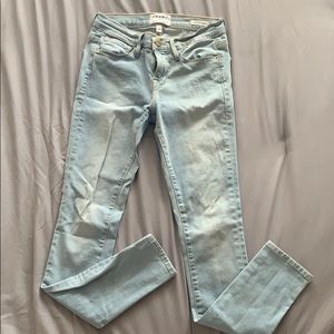 Frame high rise le skinny de jeanne